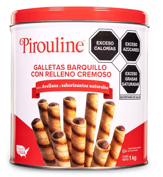 Pirouline Galletas Barquillo Con Relleno Cremoso 1 kg - KOZ