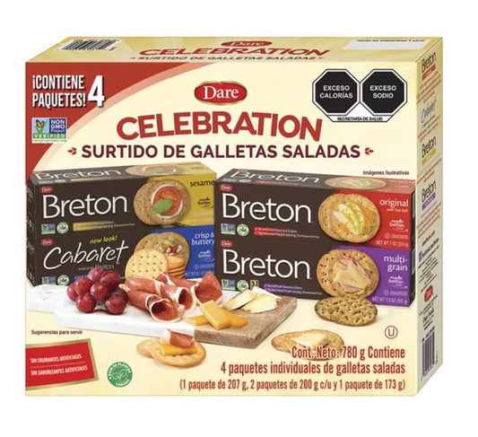 Dare Surtido de Galletas Saladas 780 grs - .