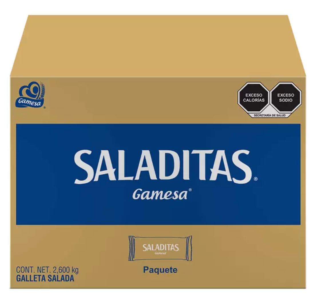 Gamesa Galletas Saladitas 200 piezas de 13 grs - KOZ