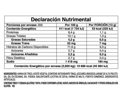 Gamesa Galletas Saladitas 200 piezas de 13 grs - KOZ