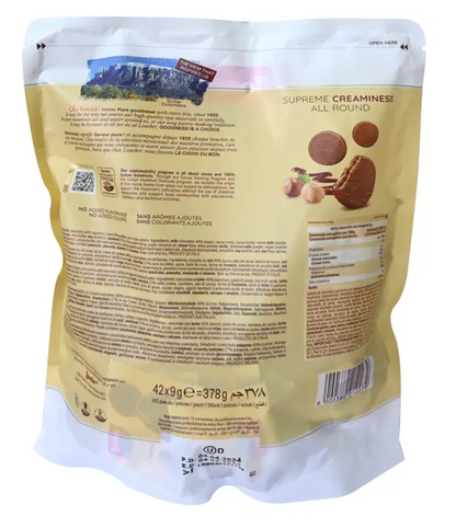 Loacker Tortina Mini Galletas Cubiertas de Chocolate 378 grs - KOZ