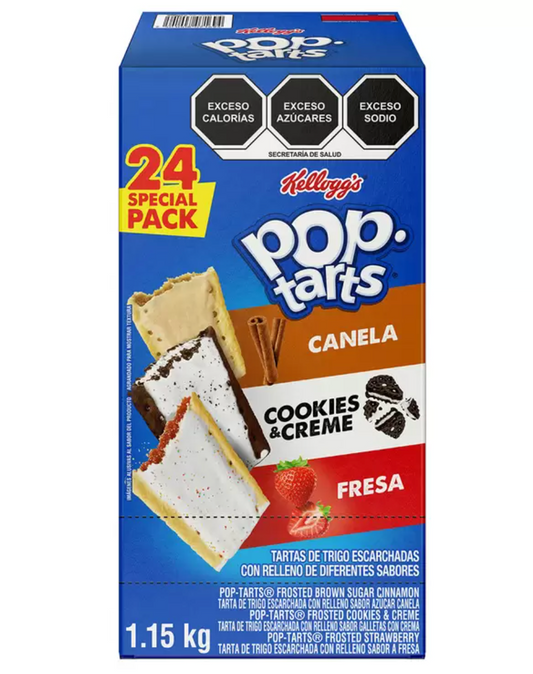 Kellogg's Pop Tarts Tartas de Trigo Escarchadas Rellenas 1.15 kg - KOZ