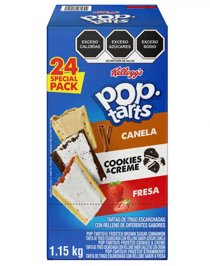Kellogg's Pop Tarts Tartas de Trigo Escarchadas Rellenas 1.15 kg - .