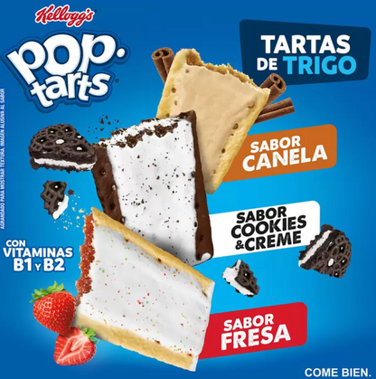 Kellogg's Pop Tarts Tartas de Trigo Escarchadas Rellenas 1.15 kg - .