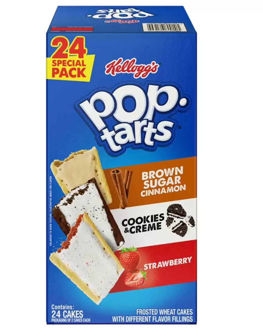Kellogg's Pop Tarts Tartas de Trigo Escarchadas Rellenas 1.15 kg - KOZ