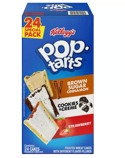 Kellogg's Pop Tarts Tartas de Trigo Escarchadas Rellenas 1.15 kg - KOZ