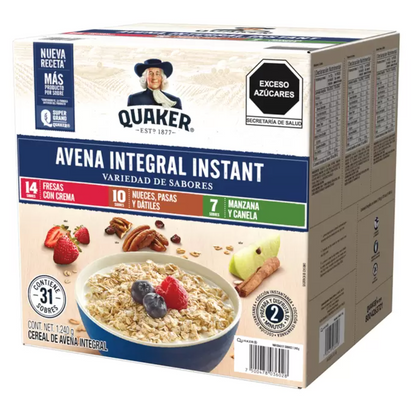 Quaker Avena Instantanea de 31 Sobres - KOZ