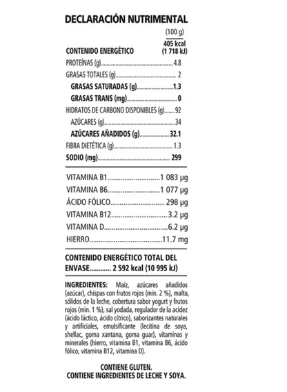 Kellogg's Cereal Sabor Yogurt Frutos Rojos 640 grs - KOZ