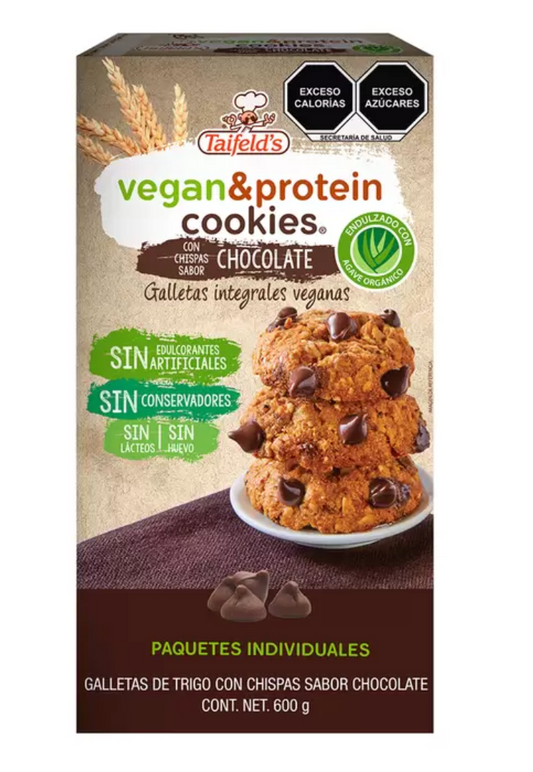 Taifelds Galletas Veganas con Chispas Sabor Chocolate 600 grs - KOZ