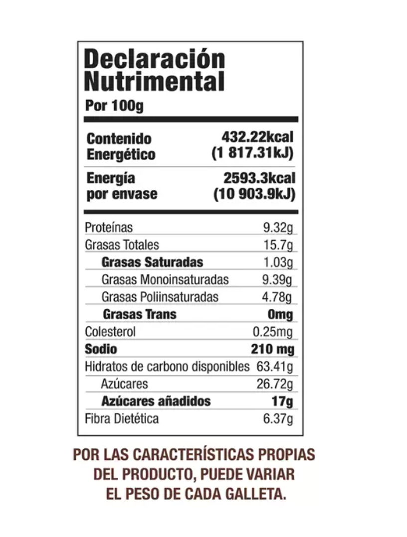 Taifelds Galletas Veganas con Chispas Sabor Chocolate 600 grs - KOZ