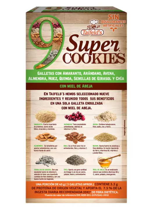 Taifelds Galletas de Trigo con Semillas y Nueces 630 grs - KOZ