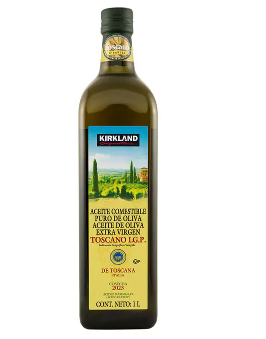 Kirkland Signature Aceite de Oliva Extra Virgen de Toscano 1 L