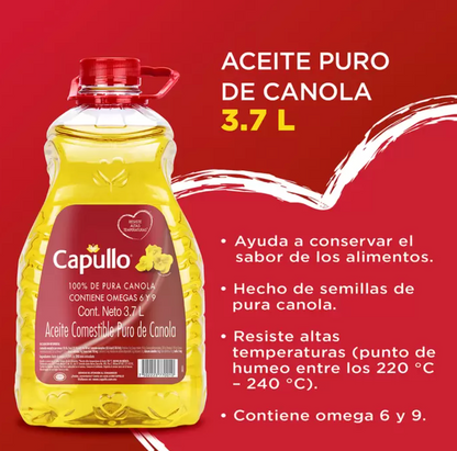 Capullo Aceite de Canola 3.7 L - .