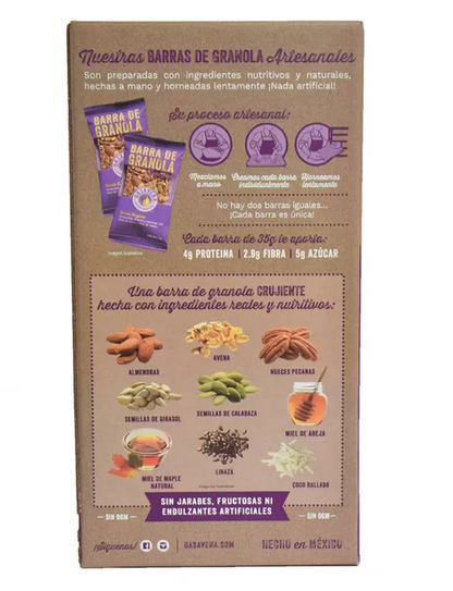 Dasavena Barras de Granola Crujientes 20 pzas de 35 grs - KOZ