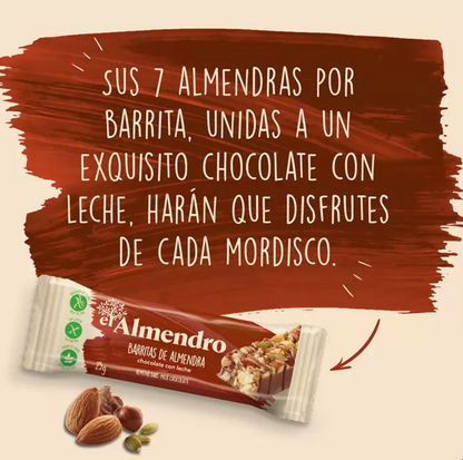 El Almendro Barras con Almendras y Chocolate 500 grs - KOZ