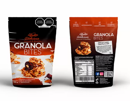 Adelicious Granola Crocante con Almendra y Arándano 300 grs - .