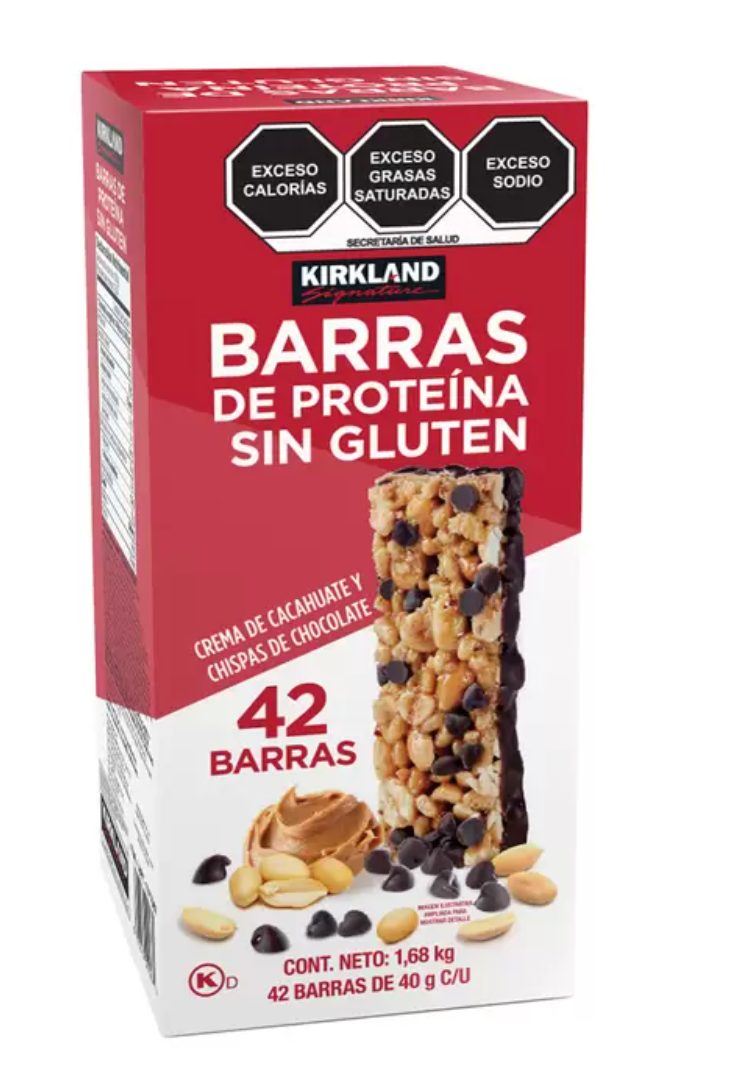 Kirkland Signature Barras de Proteína 42 piezas de 40 grs - .