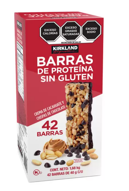 Kirkland Signature Barras de Proteína 42 piezas de 40 grs - .