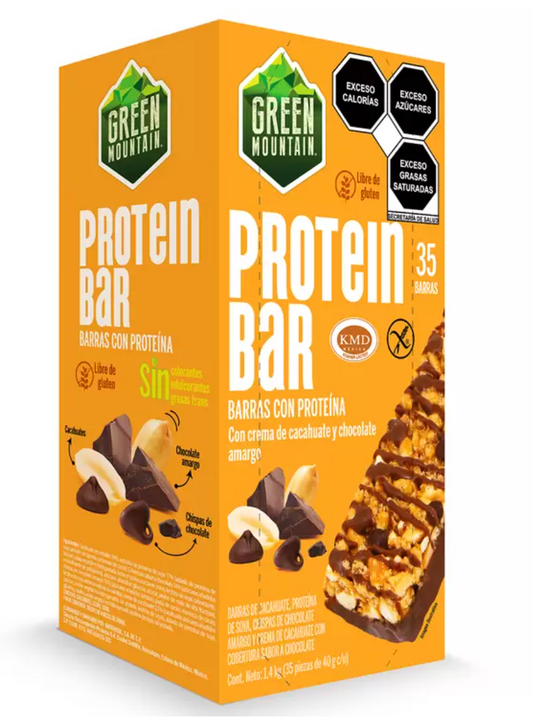 Green Mountain Barras con proteína 35 piezas de 40 grs - .