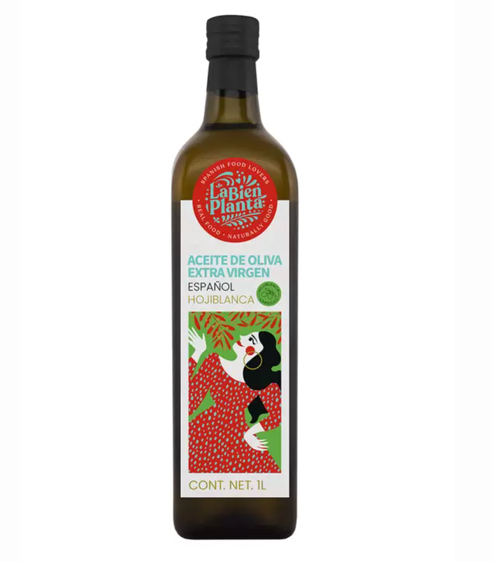 La Bien Planta Hojiblanca Aceite de Oliva Extra Virgen Español 1 L - KOZ