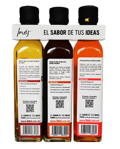 Inés Aceites Surtidos 3 piezas de 250 ml - KOZ