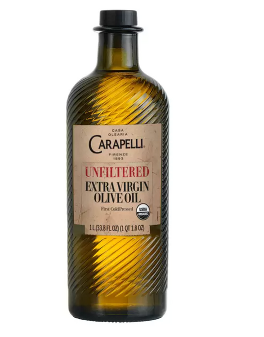 Carapelli Unfiltered Aceite de Oliva Extra Virgen 1 L - .