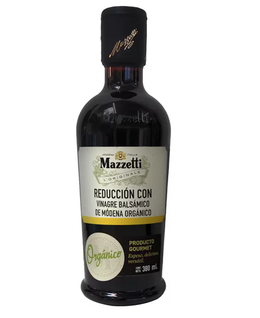 Mazzetti Reducción con Vinagre Balsámico de Módena Orgánico 2 piezas de 380 ml - .