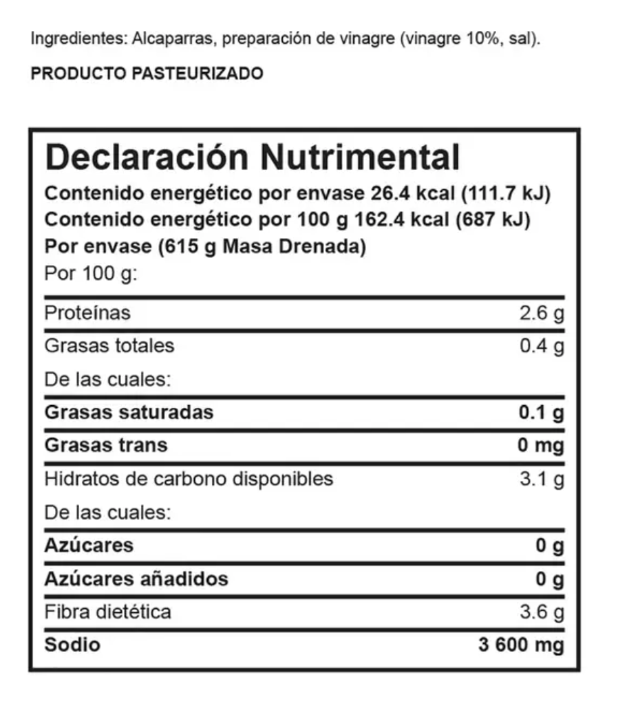 Serpis Frasco De Alcaparras 860 grs - KOZ