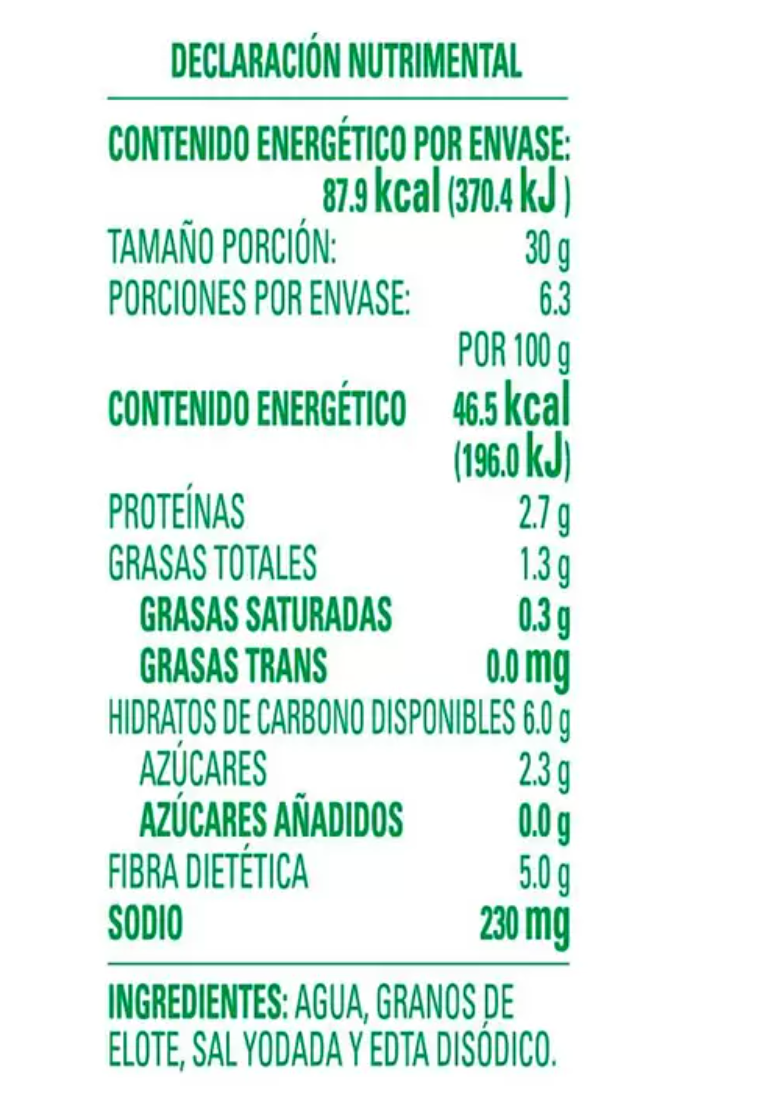 Herdez Granos de Elote 12 piezas de 400 grs - KOZ