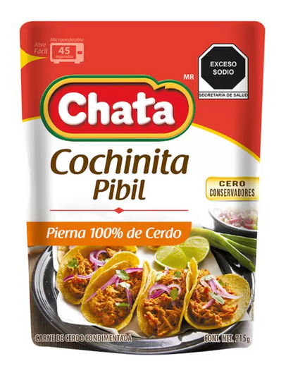 Chata Cochinita Pibil 4 sobres de 250 grs - .