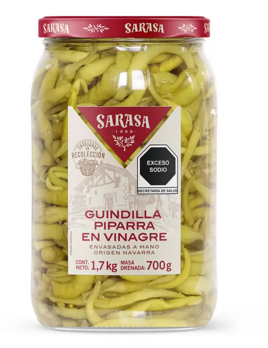 Sarasa Guindilla Piparra en Vinagre 1.7 Kg - KOZ