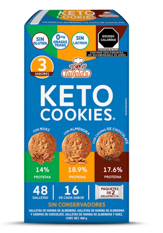 Taifelds Galletas Keto 480 grs - KOZ