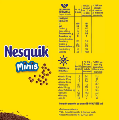 Nesquik Minis Cereal Sabor a Chocolate 1 kg - KOZ