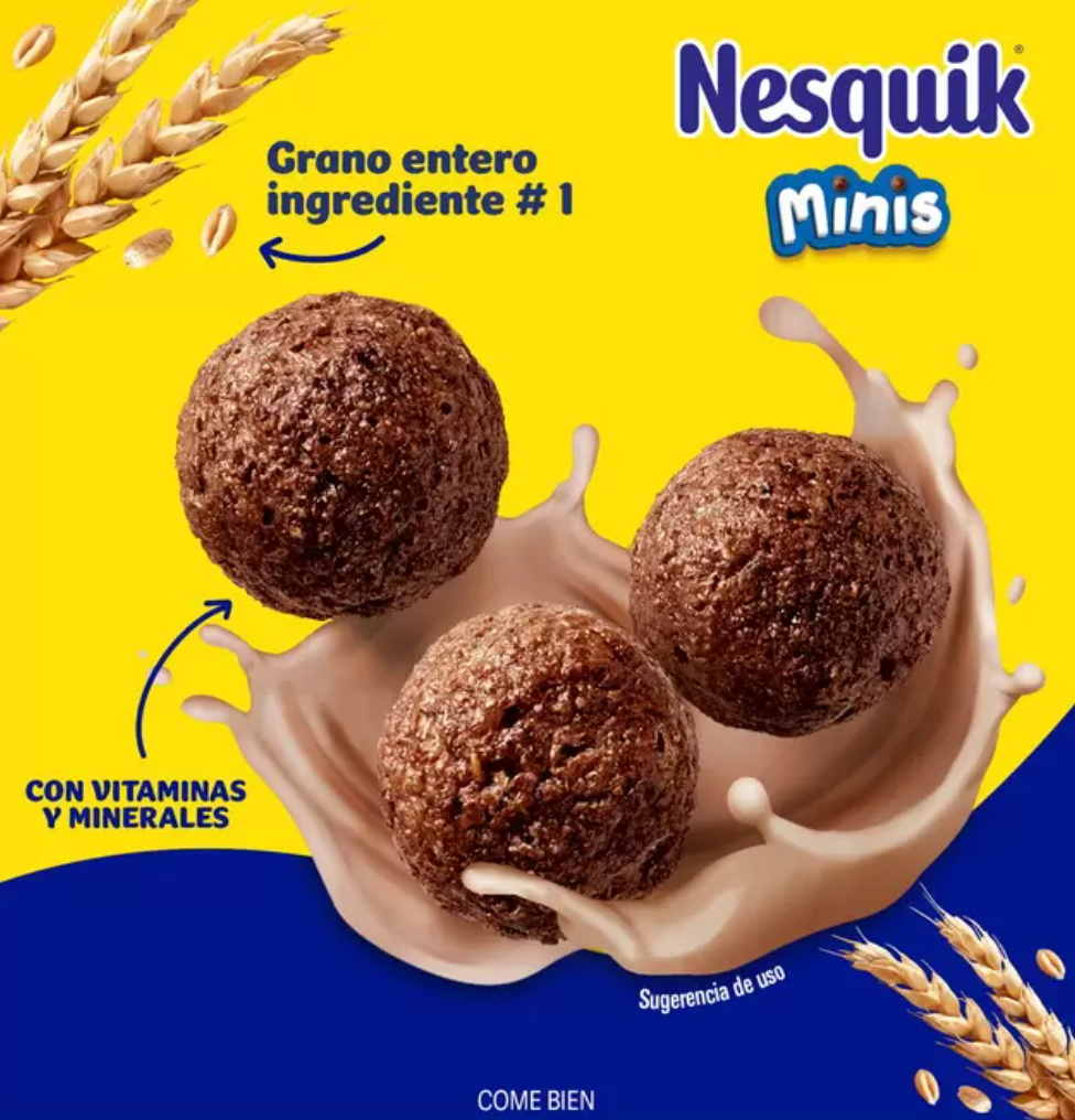 Nesquik Minis Cereal Sabor a Chocolate 1 kg - KOZ