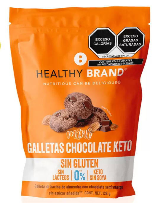 Healthy Brand Galletas de Chocolate Keto 126 grs - KOZ