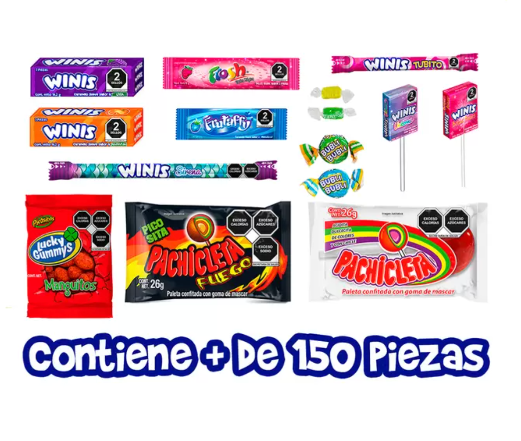 Winis Fiesta Surtido de Dulces 1.5 kg - KOZ