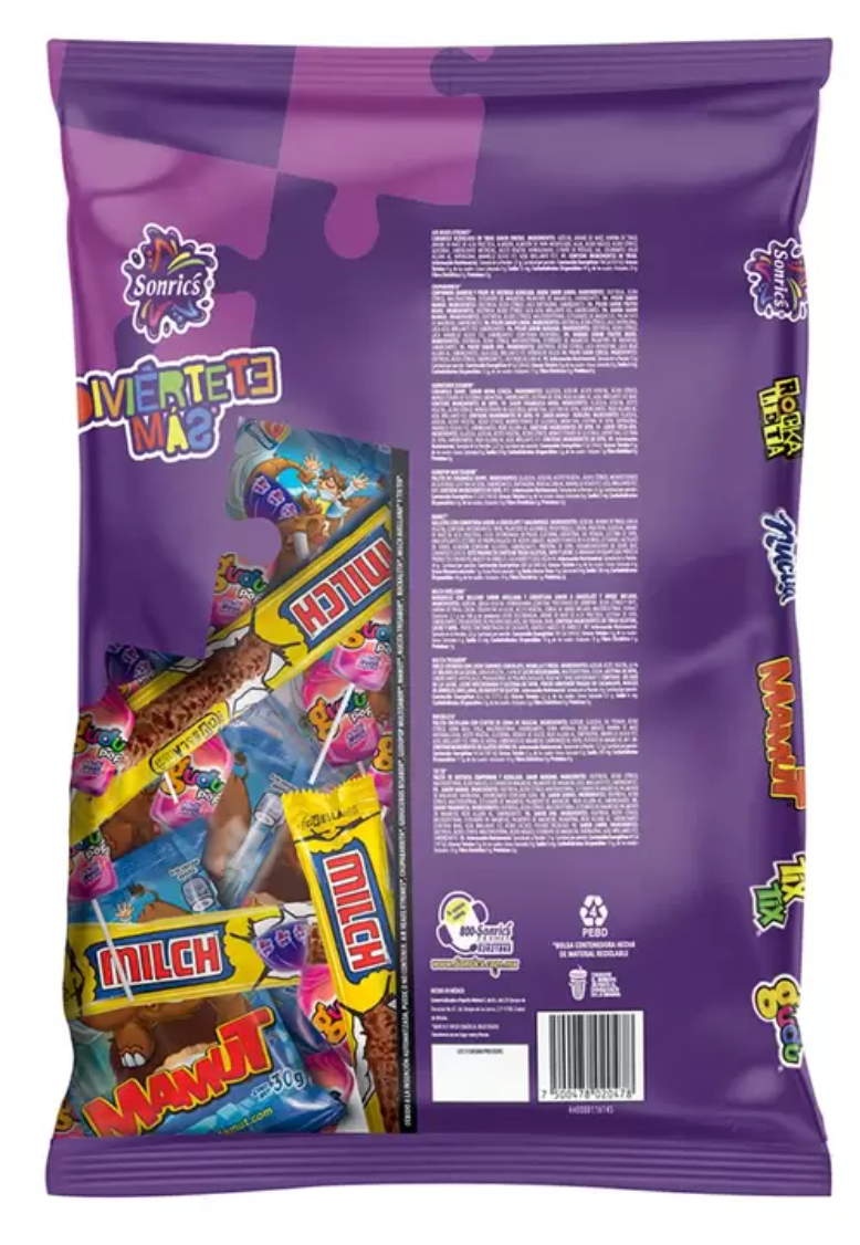 Sonrics Surtido de Dulces Diviertete Más 2 kg - KOZ