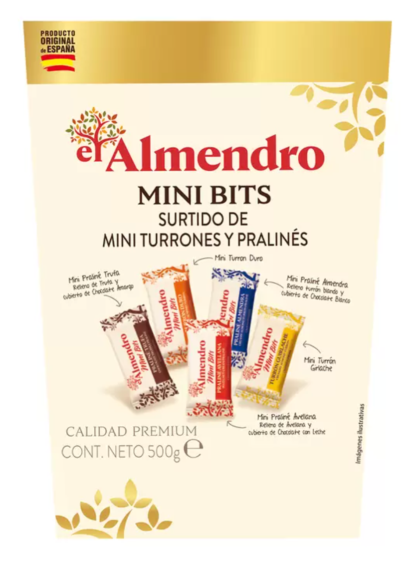 El Almendro Surtido de Mini Turrones y Pralinés 500 grs - KOZ