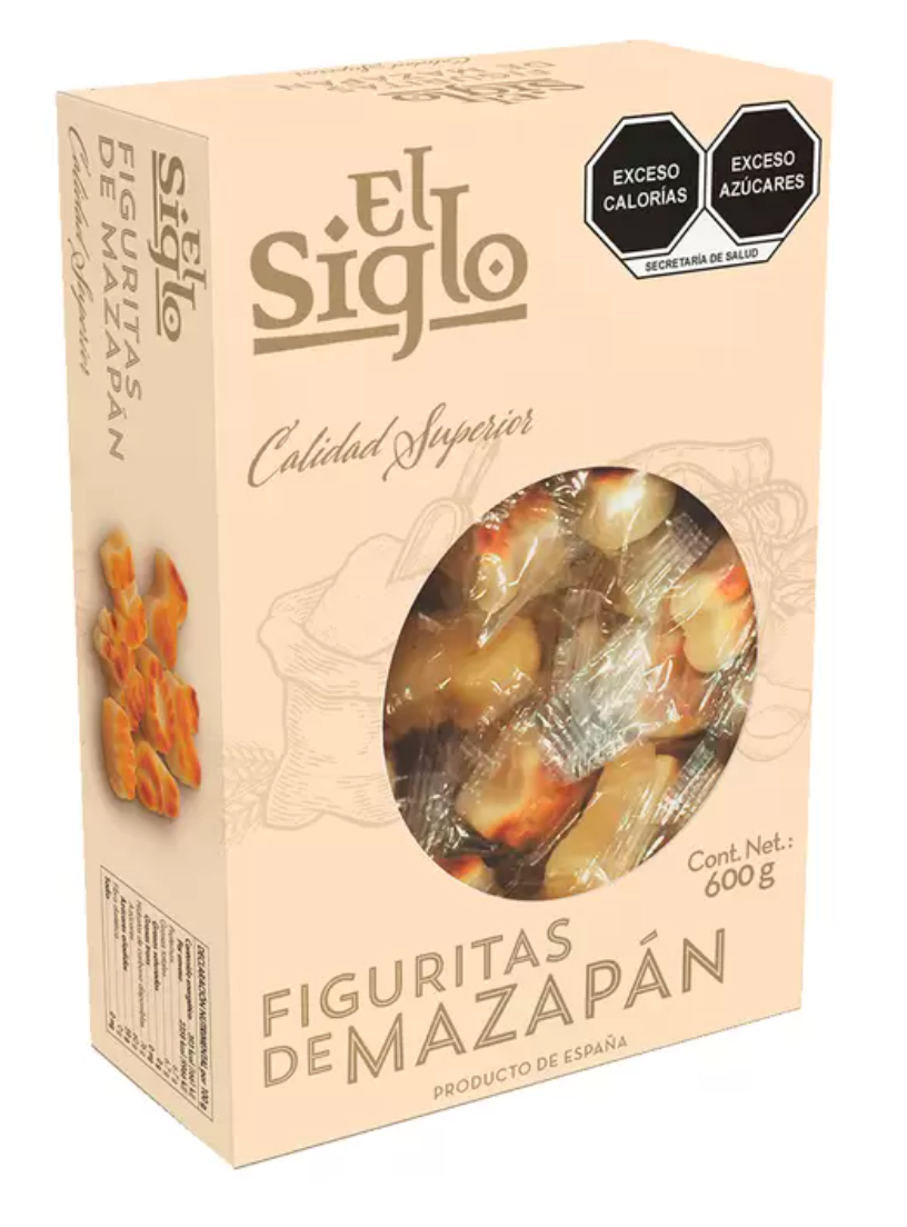 El Siglo Figuritas de Mazapán 600 grs - KOZ