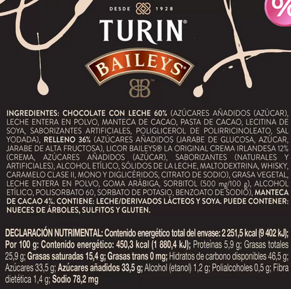 Turín Chocolates con Relleno de Licor Bailey's 500 grs - KOZ
