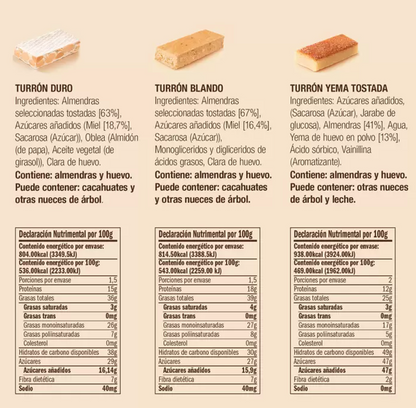 El Almendro Turrones Surtidos 500 grs - KOZ