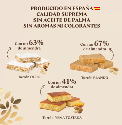 El Almendro Turrones Surtidos 500 grs - KOZ