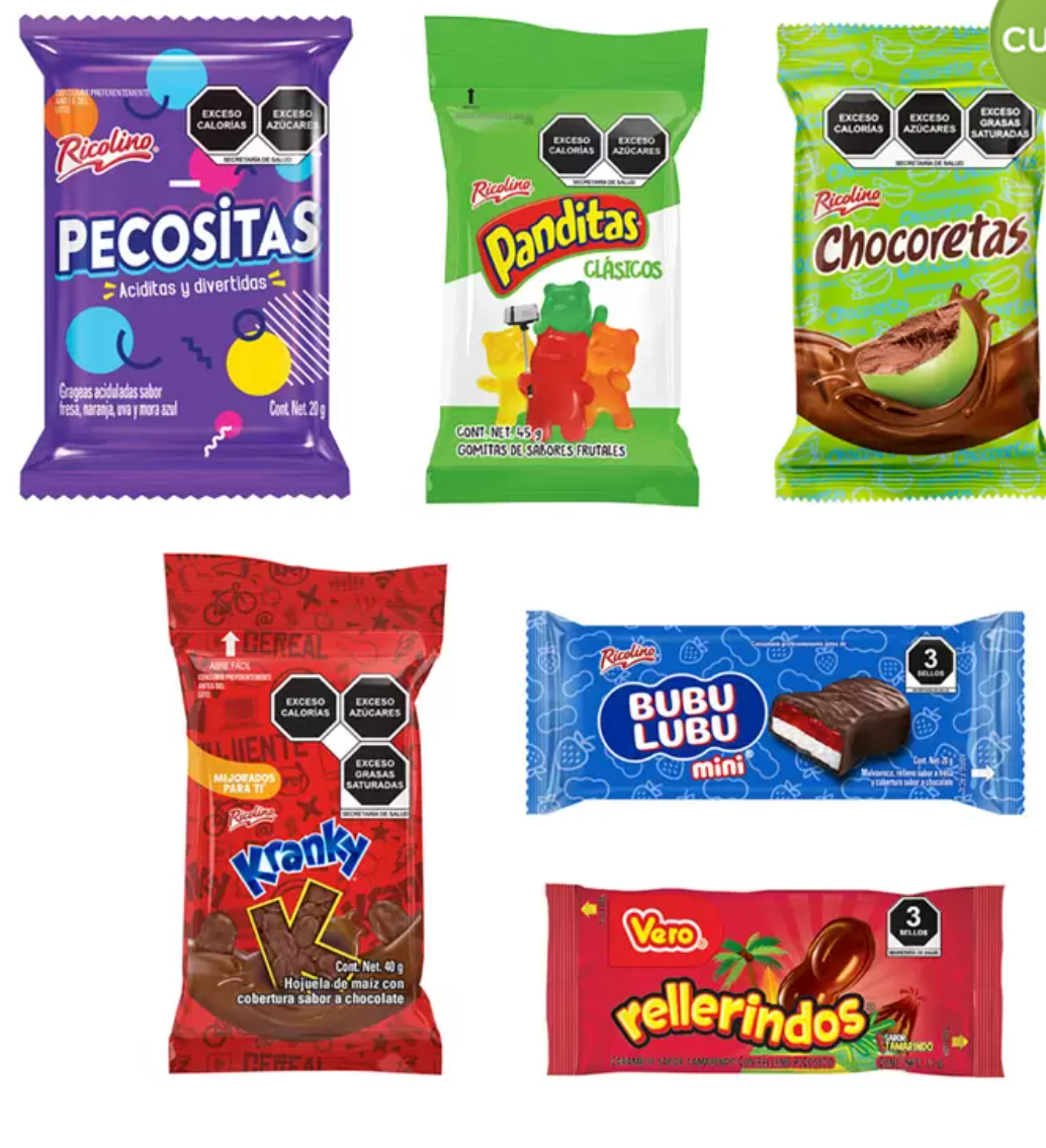 Ricolino Payafiesta Surtido de Dulces 108 pzas 1.65 kg - KOZ