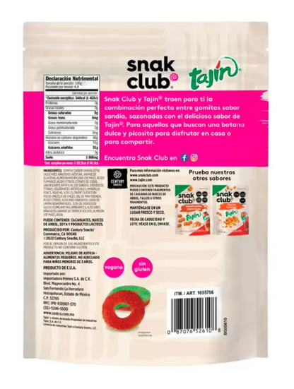 Snak Club Gomitas Sabor Sandía con Tajín 680 grs - KOZ