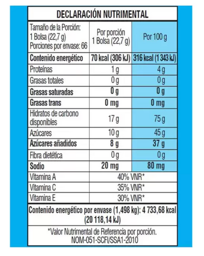 Welch's Gomitas Hechas con Fruta Natural 66 pzas de 22.7 grs - .