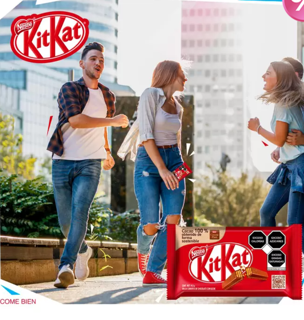 KitKat Chocolate 16 piezas 41.5 grs - .