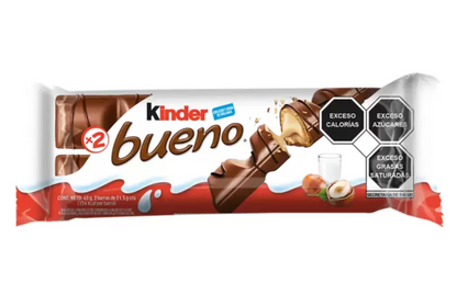 Kinder Bueno Barras Rellenas de Crema de Avellanas 10 piezas de 43 grs - KOZ