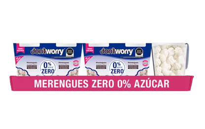 Don't Worry Merengues Chocolate y Avellana 2 pzas de 85 grs - KOZ