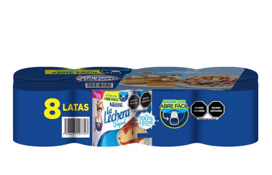 La Lechera Leche Condensada 8 piezas de 375 grs - .