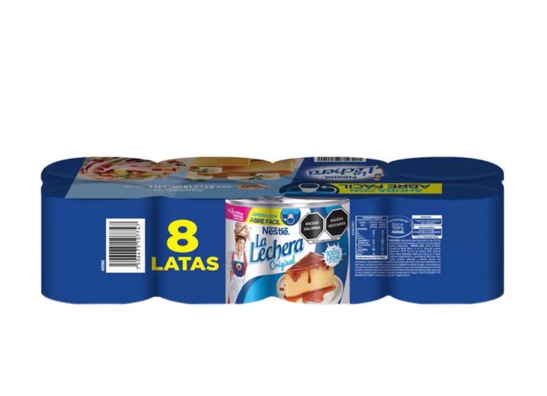 La Lechera Leche Condensada 8 piezas de 375 grs - KOZ